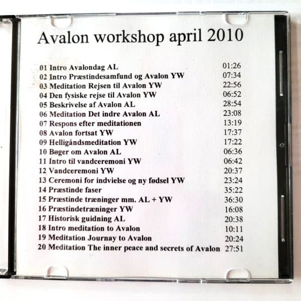 Avalon workshop april 2010 (lydfiler)